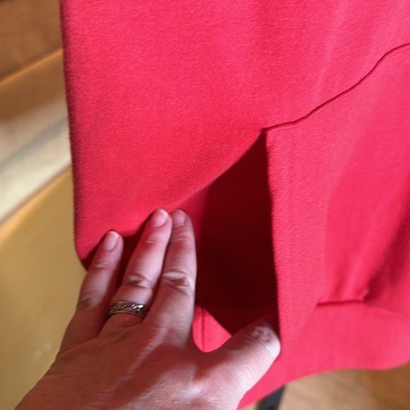 Ohoo Men's Workout Hooded Tank Top Muscle Fit Gym Hoodie Red Size Large - Picture 3 of 8